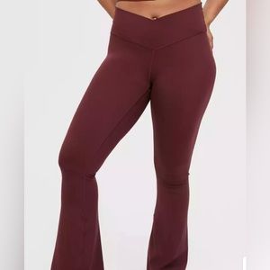Offline By Aerie Flared Maroon Legging—Size M